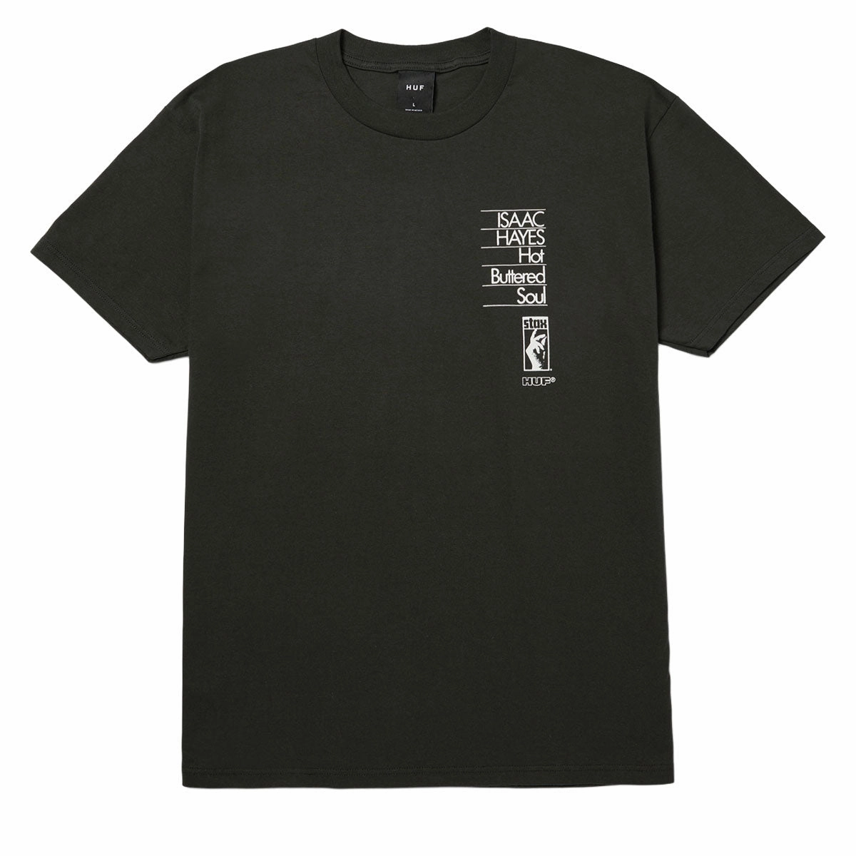 HUF Hot Buttered Heavyweight T-Shirt - Vintage Black Casual Layering SunProtectionFabric