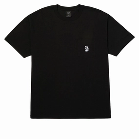 HUF Megablast Pocket T-Shirt - Black Smart Layering