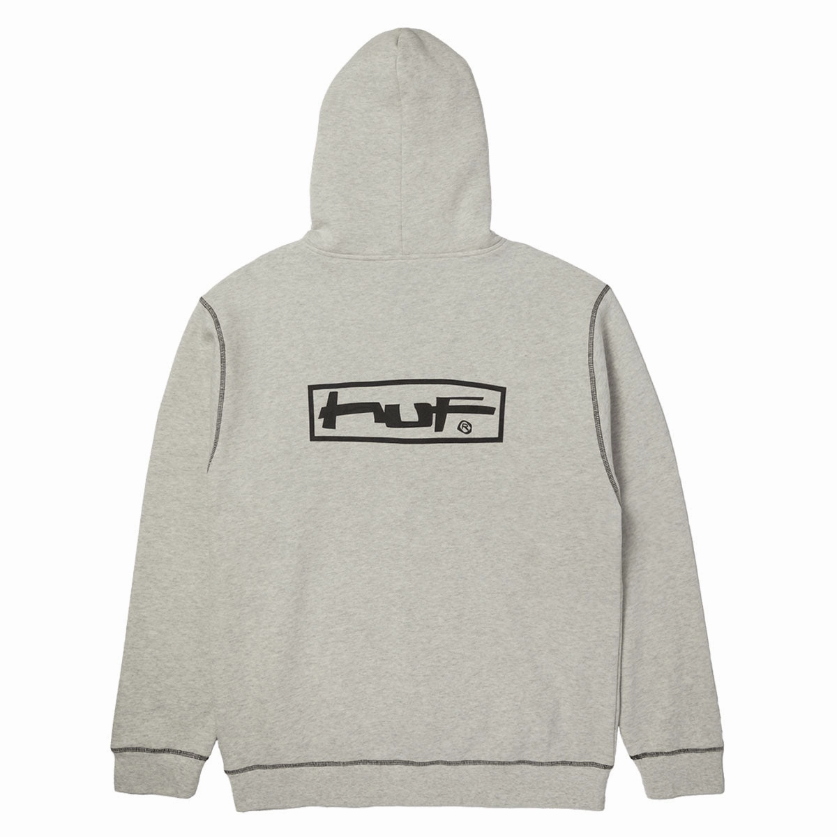 Fashion Statement Surfing wear HUF Stretch Zip Up Hoodie - Ash