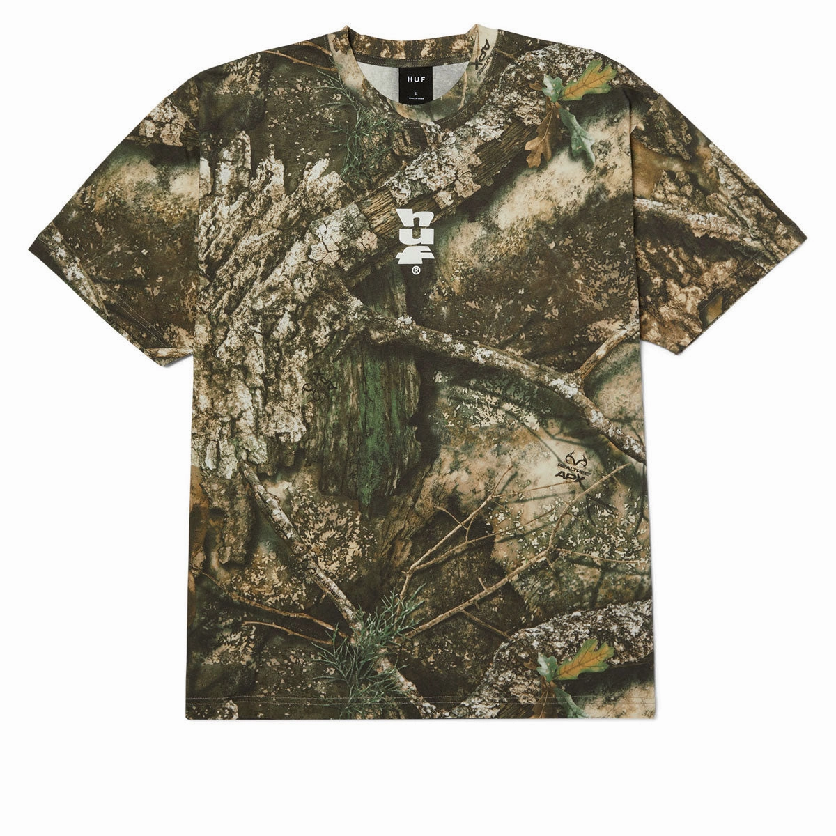 HUF x Realtree Megablast T-Shirt - Realtree Sustainable production Timeless Top