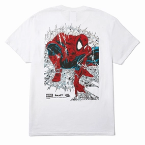 Soft Wear Weekend Wardrobe HUF x Spiderman Arachknight T-Shirt - White