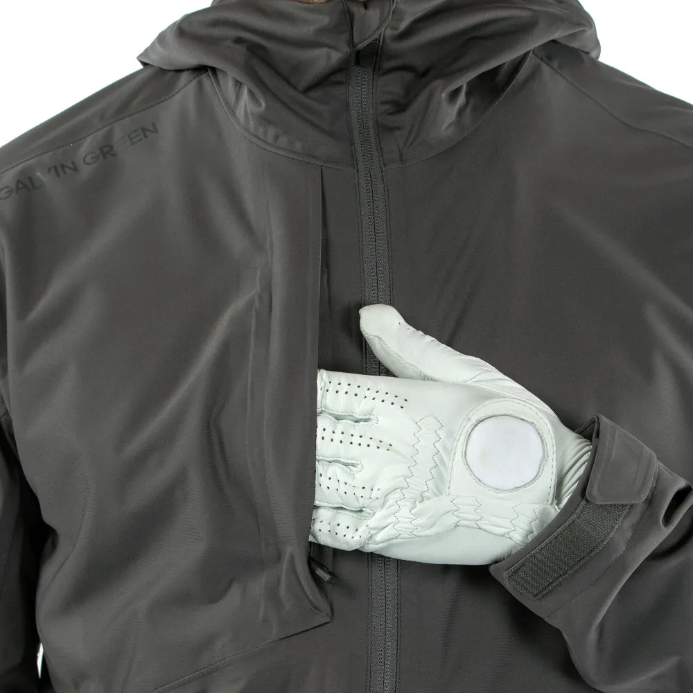 Galvin Green Amos Waterproof Hooded Jacket - Forged Iron Shock Absorbent Padding