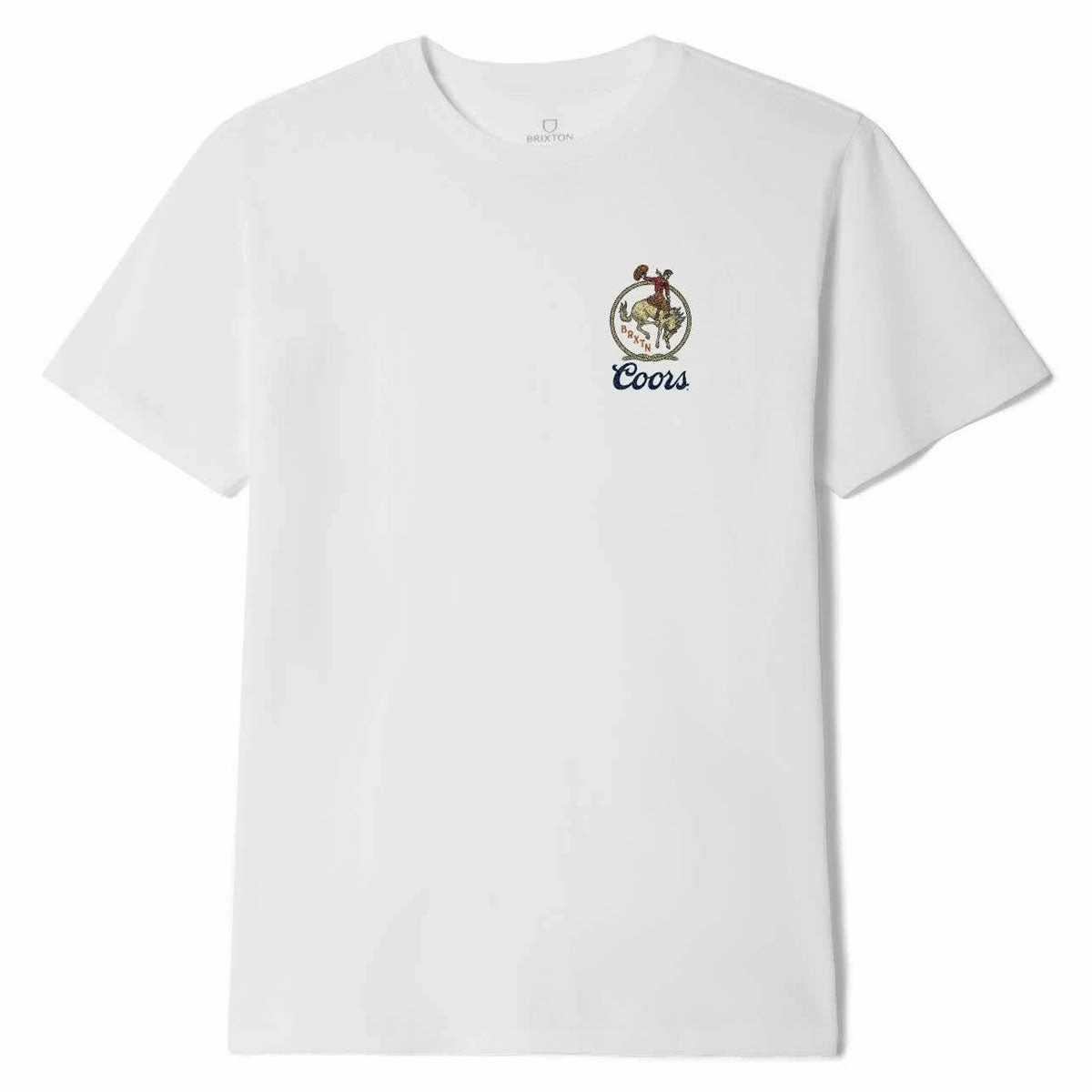 Trendy Tops Chic Vibe Brixton x Coors Omaha T-Shirt - White