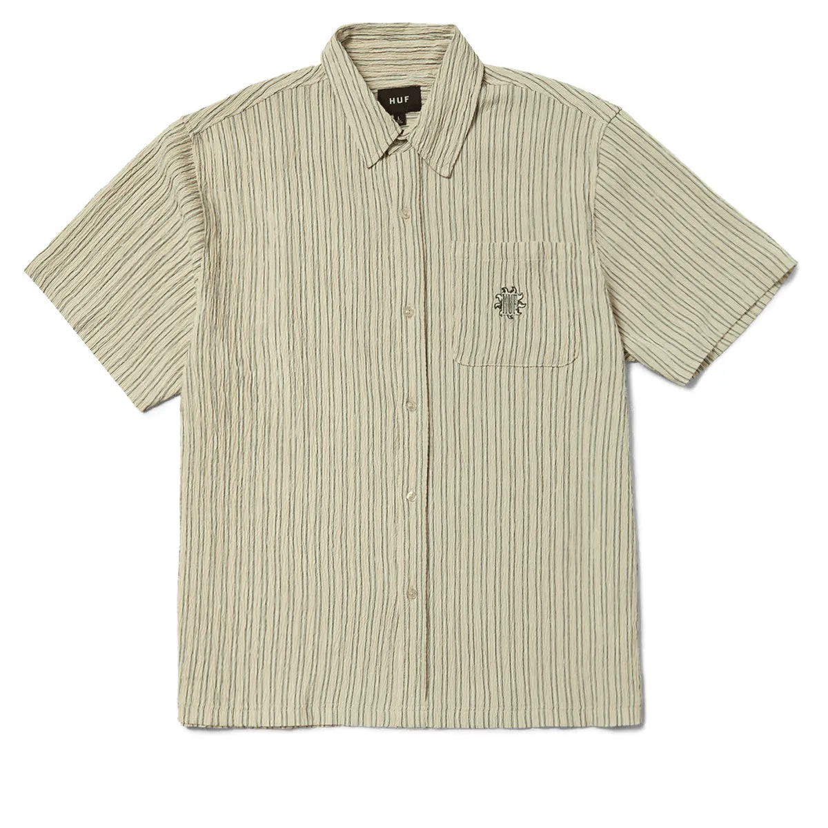 HUF Apollo Striped Shirt - Natural Comfort Wear gender-neutral