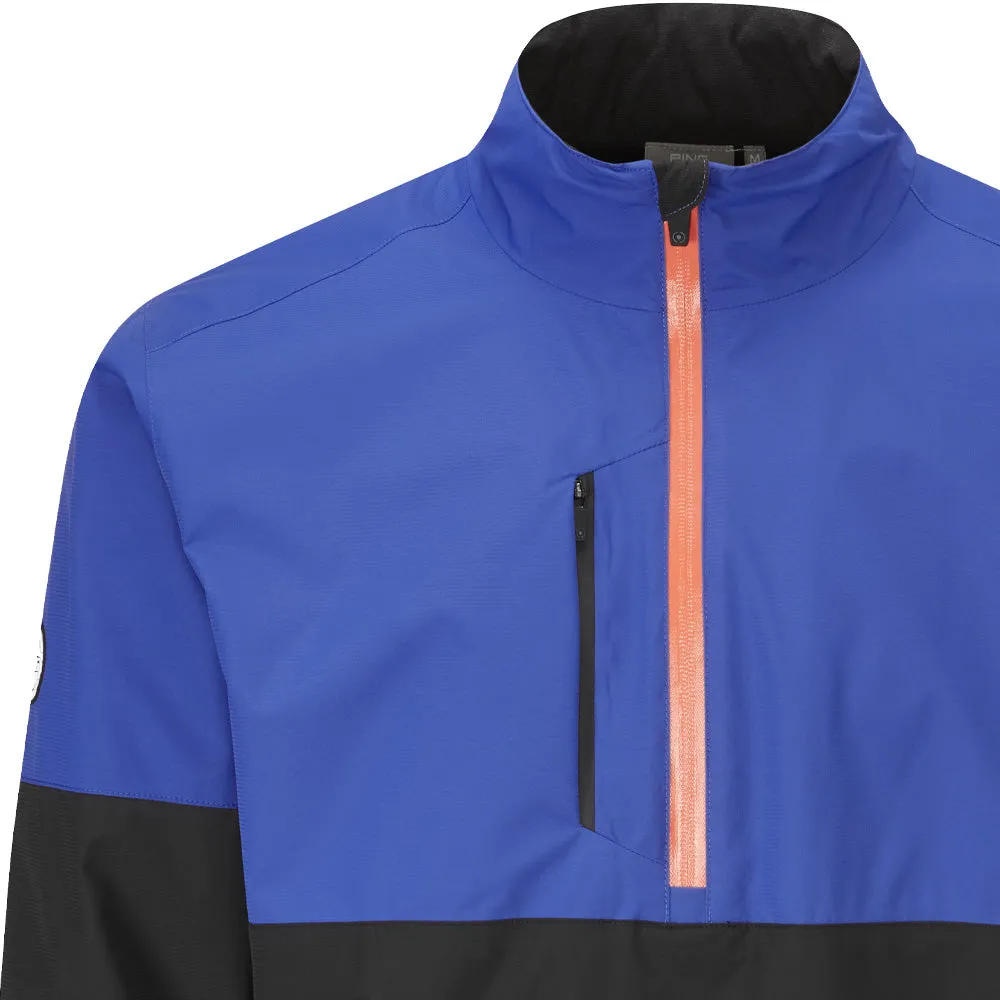 EcoFriendly Water Repellency Multi Pocket Design Ping SensorDry Pro 1/2 Zip Waterproof Jacket - Black/North Sea