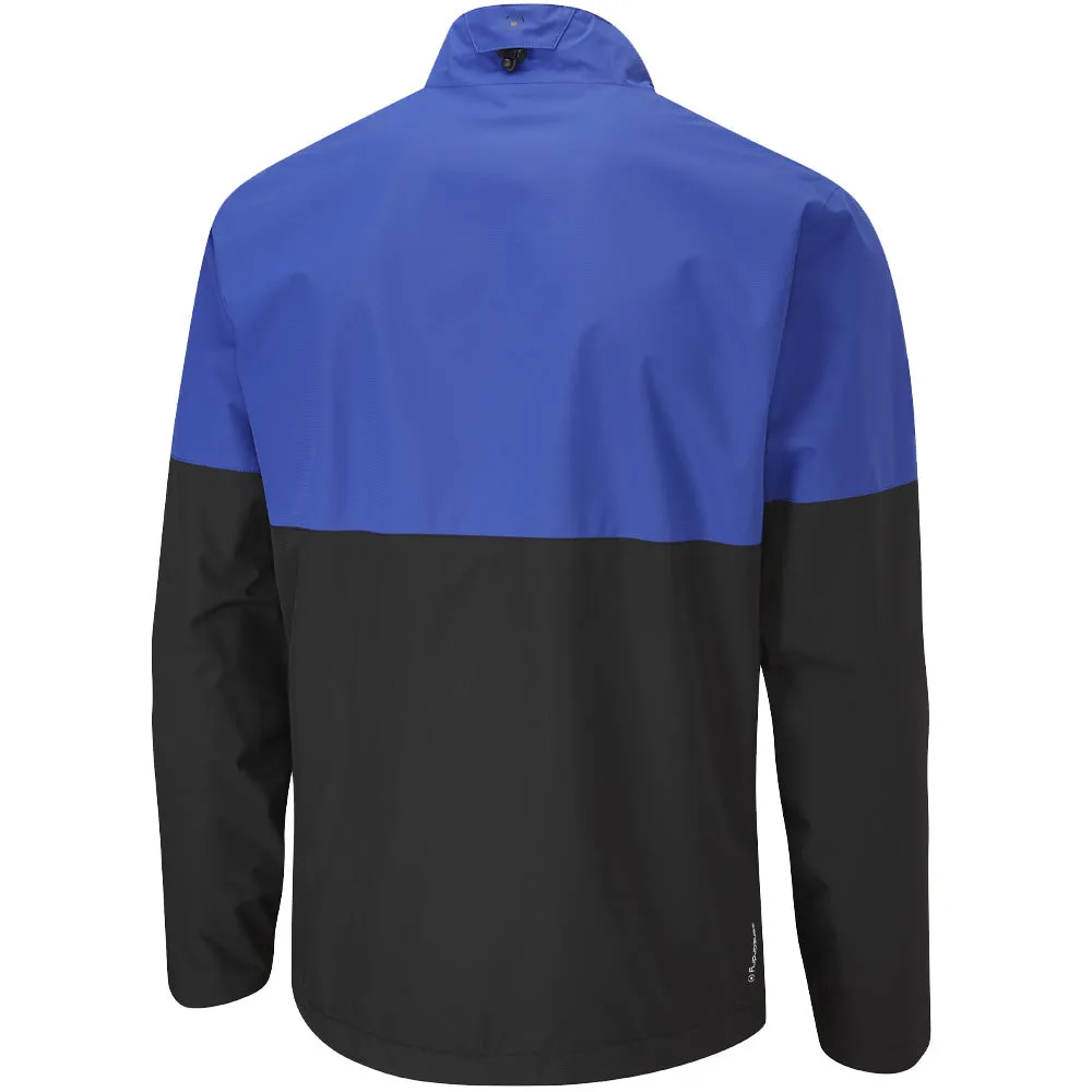fall season Ping SensorDry Pro 1/2 Zip Waterproof Jacket - Black/North Sea