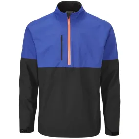 Ping SensorDry Pro 1/2 Zip Waterproof Jacket - Black/North Sea High End Look HighVisibility Trims