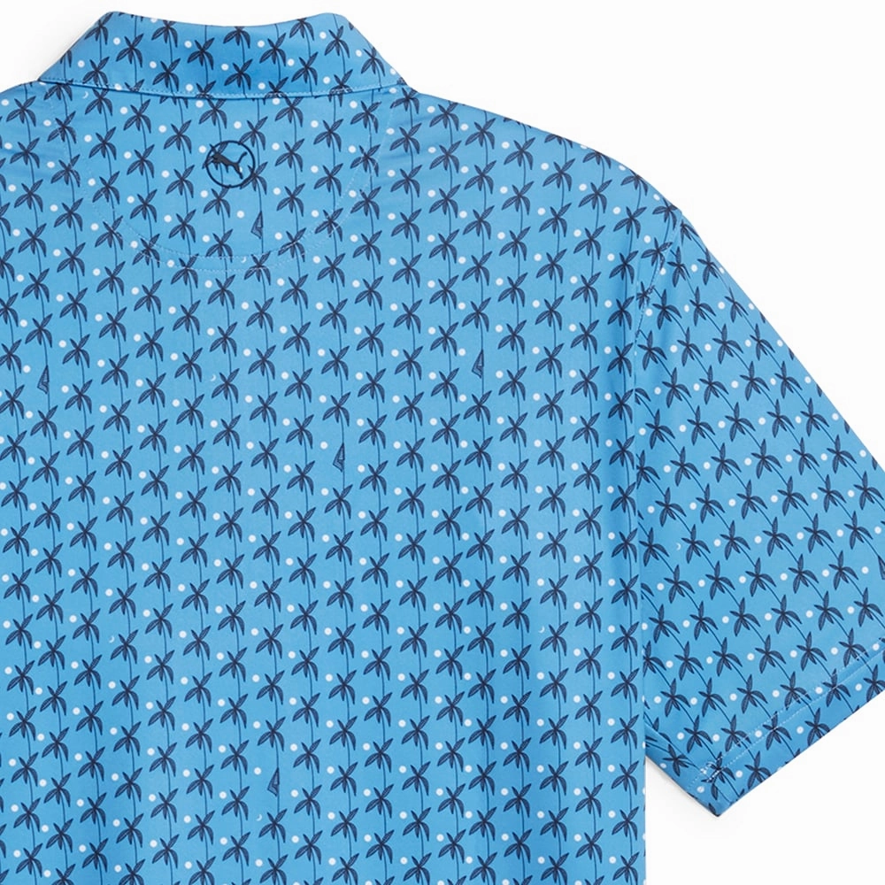 Puma MATTR Palms Polo Shirt - Regal Blue/Navy Blazer VintageWash Personalized