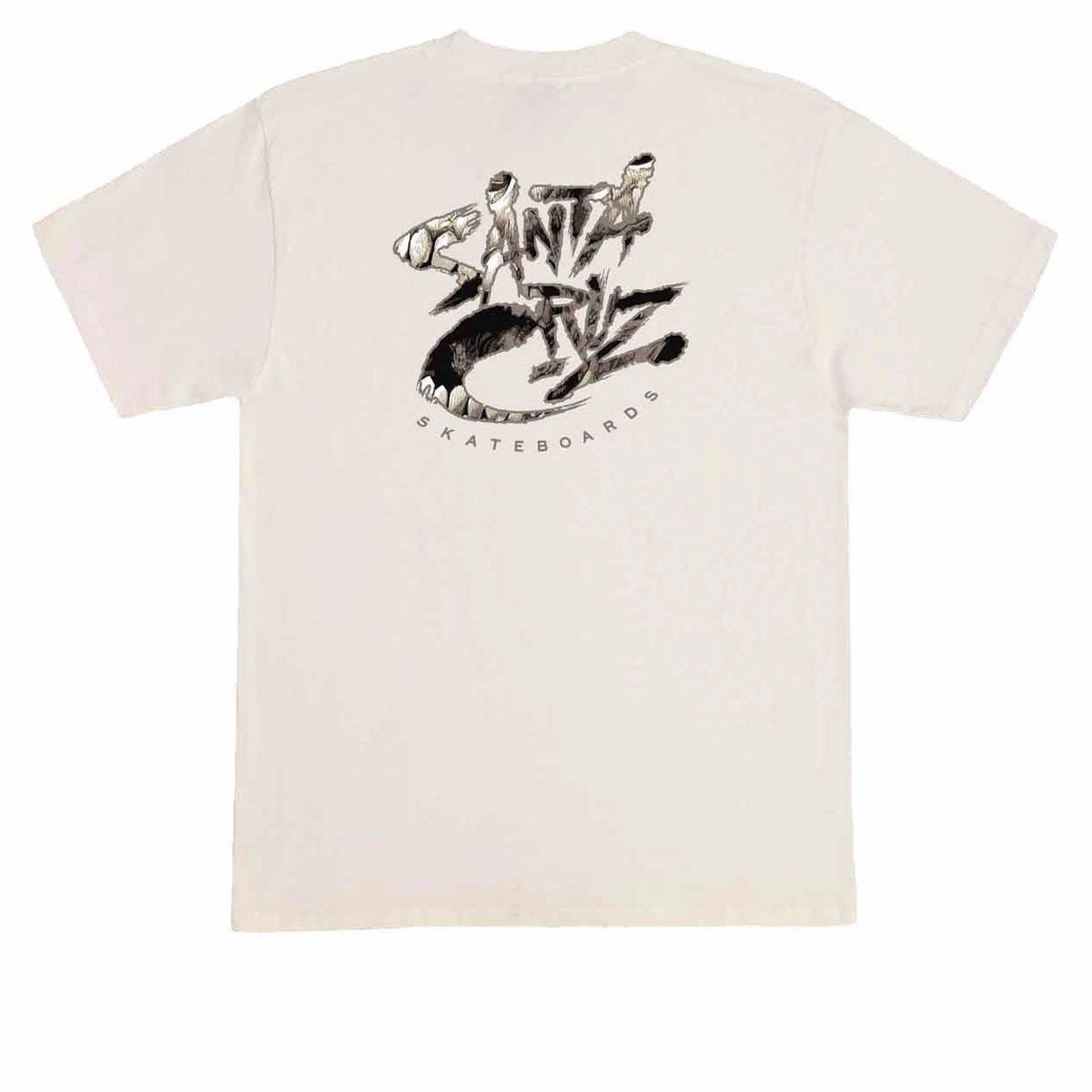 Santa Cruz Pace Deathtrap Oversized T-Shirt - Natural Easygoing Design SlimFit