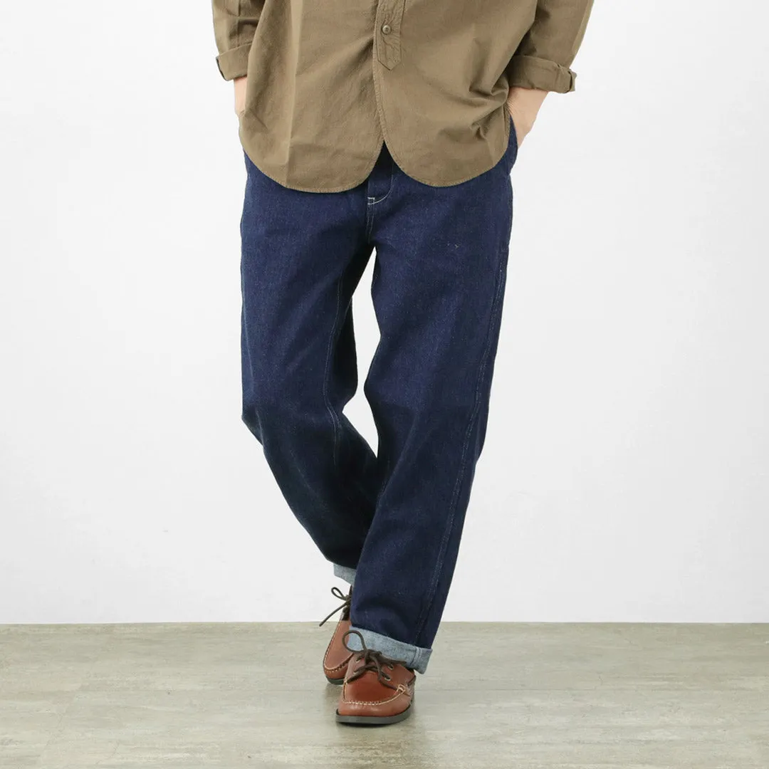 FOB FACTORY / F0511 WW2 Denim Deck Pants One-wash Basic Outfit