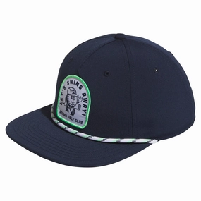 Earthy Hues Waterproof Coating adidas Lets Swing Away 5-panel Rope Cap - Collegiate Navy