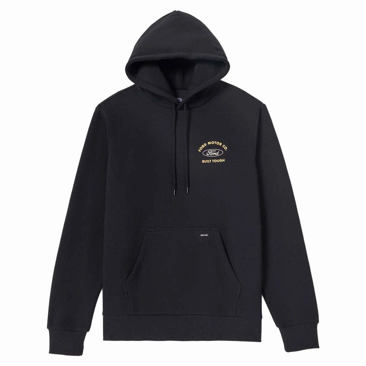 Brixton x Ford Built Tough Fleece Hoodie - Burnt Rubber Travel Friendly