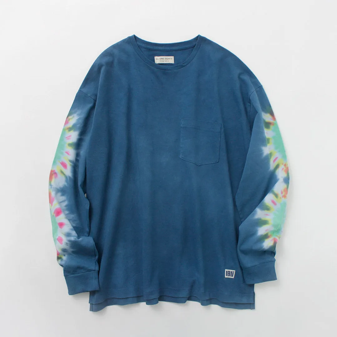 ILL ONE EIGHTY / Tie-Dye Long Sleeve T-Shirt Hypoallergenic fabric