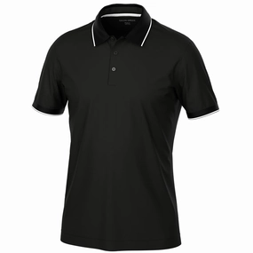 Galvin Green Marty Polo Shirt - Black Classic Fit Smart Fashion