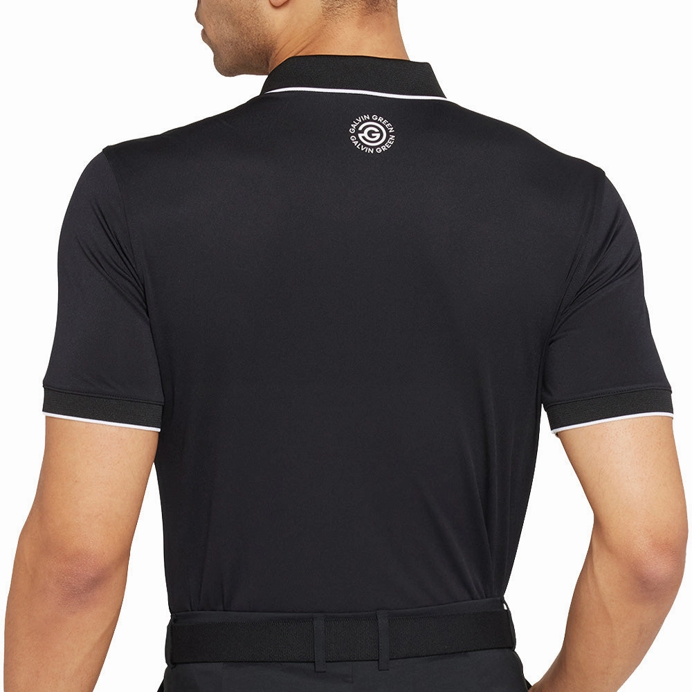 Casual Layering Galvin Green Marty Polo Shirt - Black
