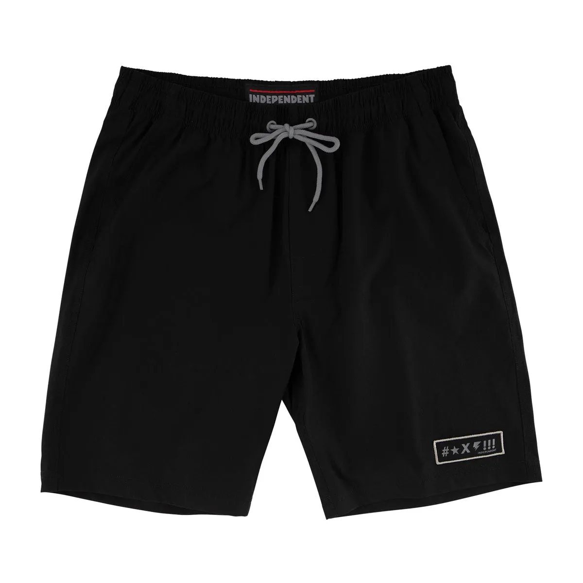 ZipperedSecurity Independent Exclamation Hybrid Shorts - Black