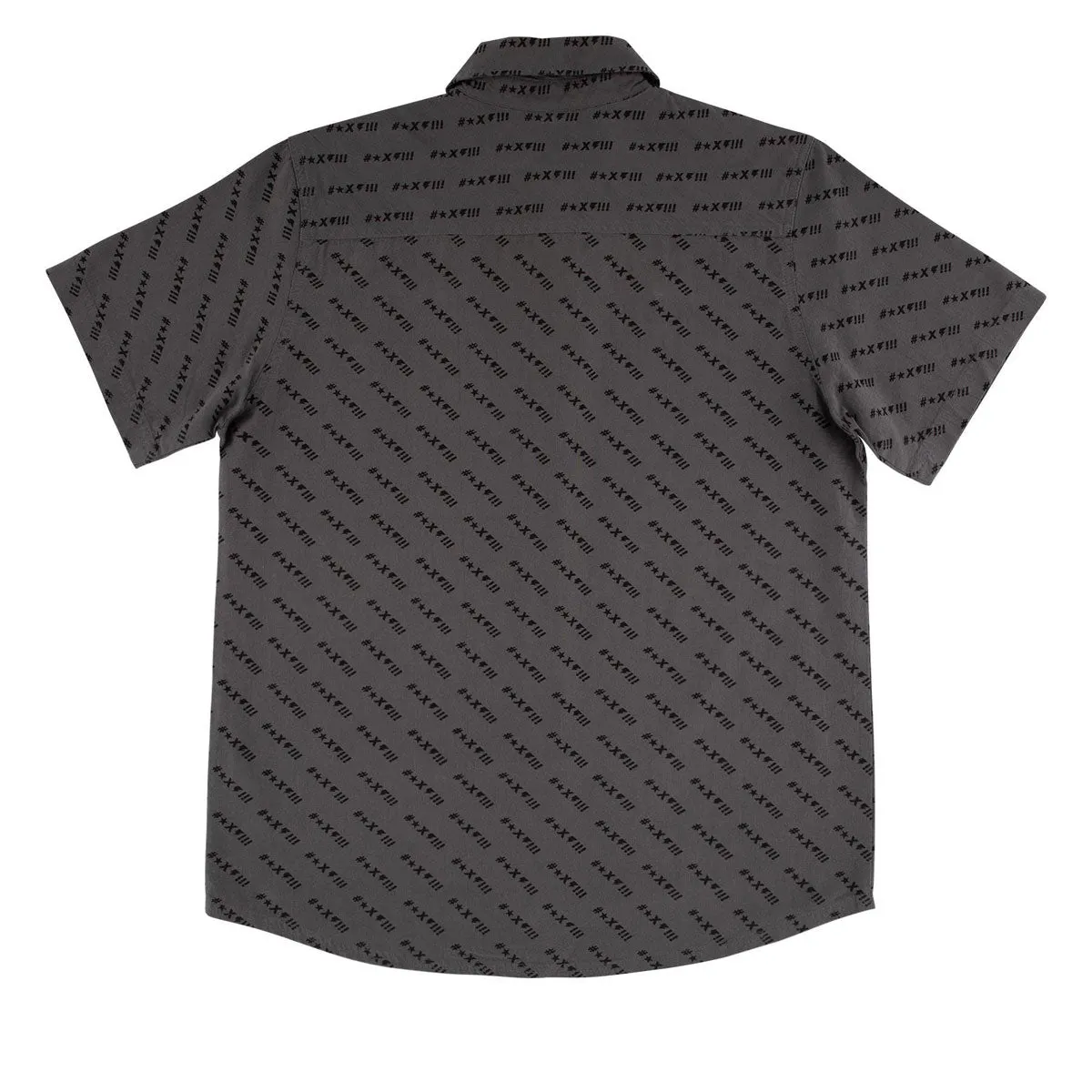 Modern Aesthetic Independent Exclamation Party Shirt - Smoke Grey