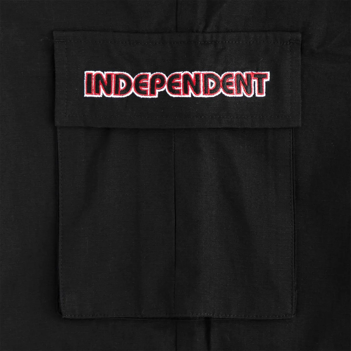 Independent Groundwork Cargo Pants - Black Ripstop Chic Style