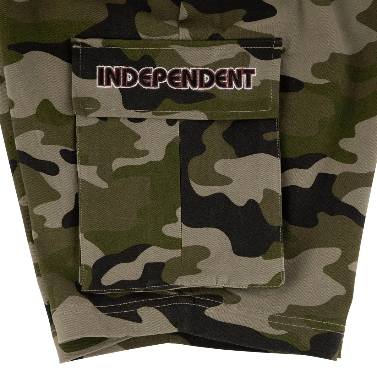 Durable Stitching Smooth Texture Independent Groundwork Cargo Shorts - Camo