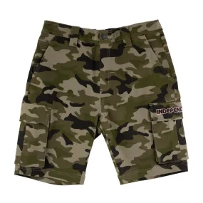 Independent Groundwork Cargo Shorts - Camo Abrasion Resistant Edges