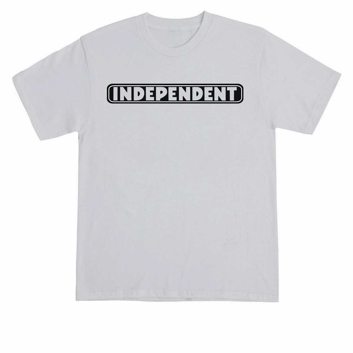 Independent Bar Logo T-Shirt - Ash Seam Free Edging