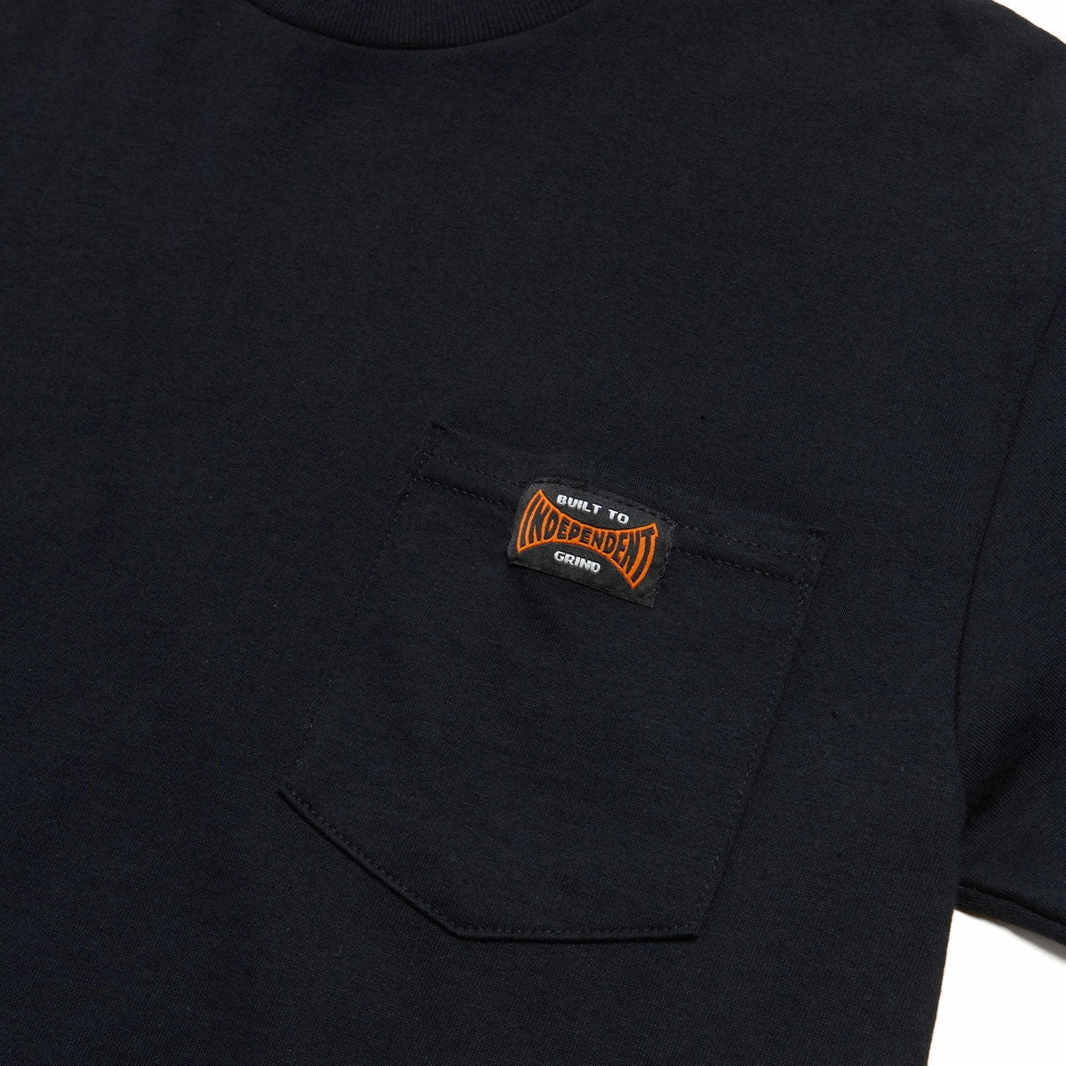 Independent Built To Grind Pocket T-Shirt - Black Urban Casual comfortable option