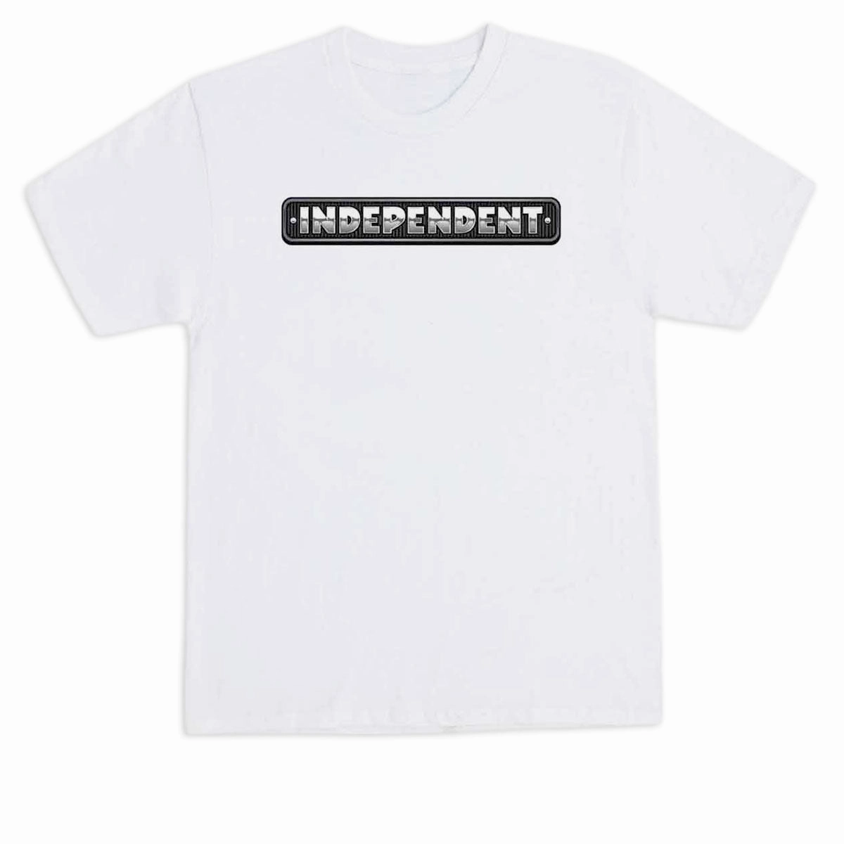 Independent Chrome Bar T-Shirt - White Soft Touch