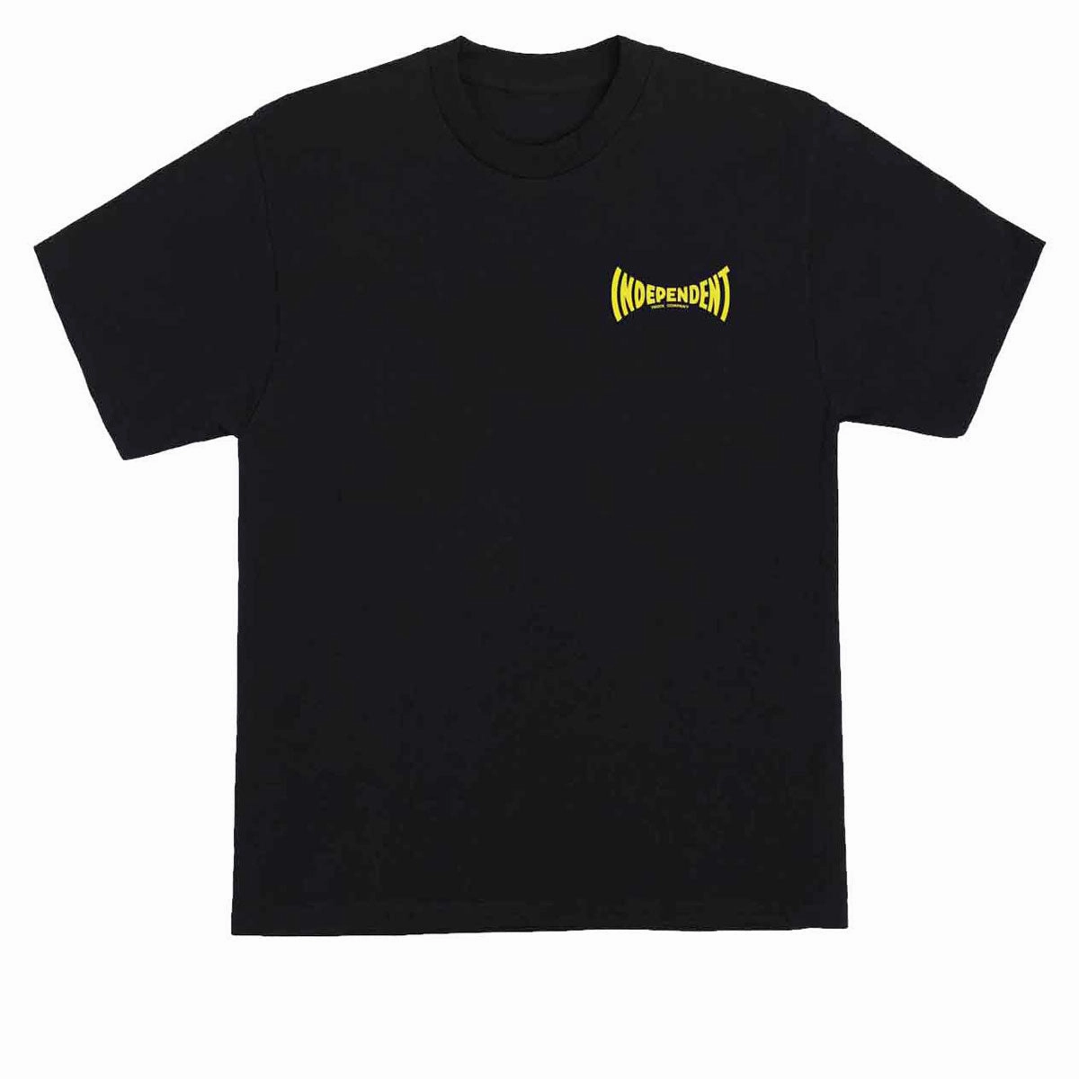 Informal charm Trendy Comfort Fit Independent Manufactured Span T-Shirt - Black