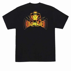 Independent Manufactured Span T-Shirt - Black layerable Tear Resistant Knit