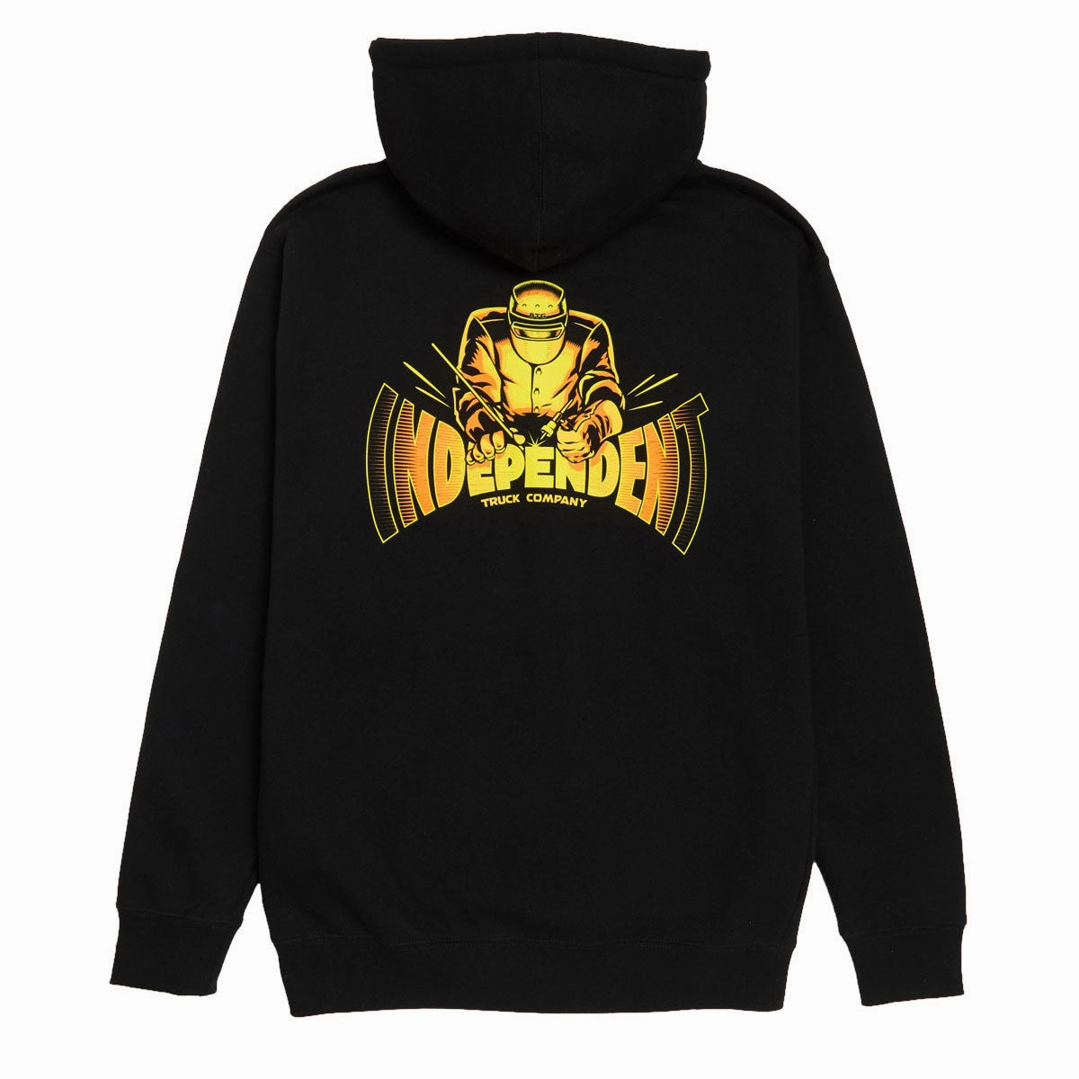 Independent Manufactured Span Zip Up Hoodie - Black Outdoor Activity summer clothing