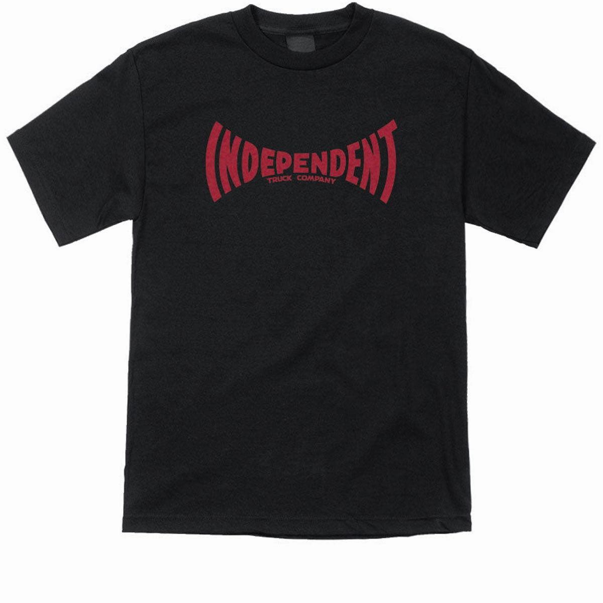Reinforced Shoulder Seams Independent Span T-Shirt - Black