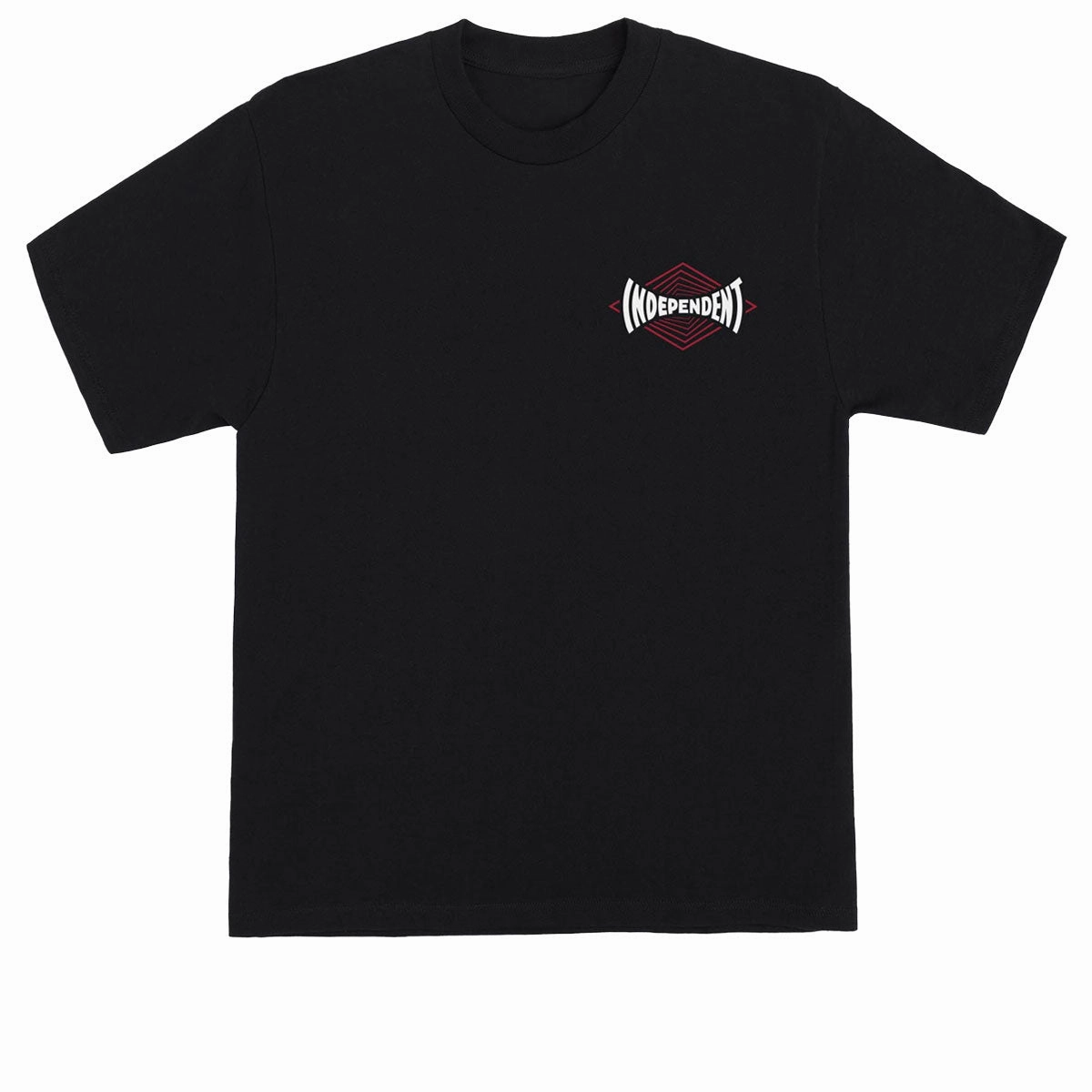 Solid color purity Independent Vertigo Span T-Shirt - Black