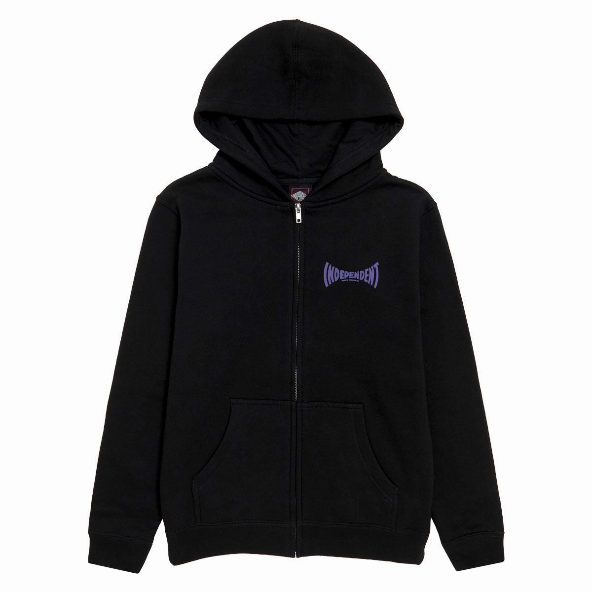 Independent Youth Sacrificial Span Zip Up Hoodie - Black Potoroo like City Streets