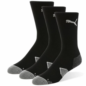 Puma Essential Crew Cut Socks - Black jumpsuit Lightweight