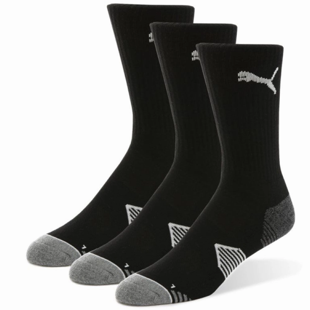 Puma Essential Crew Cut Socks - Black jumpsuit Lightweight