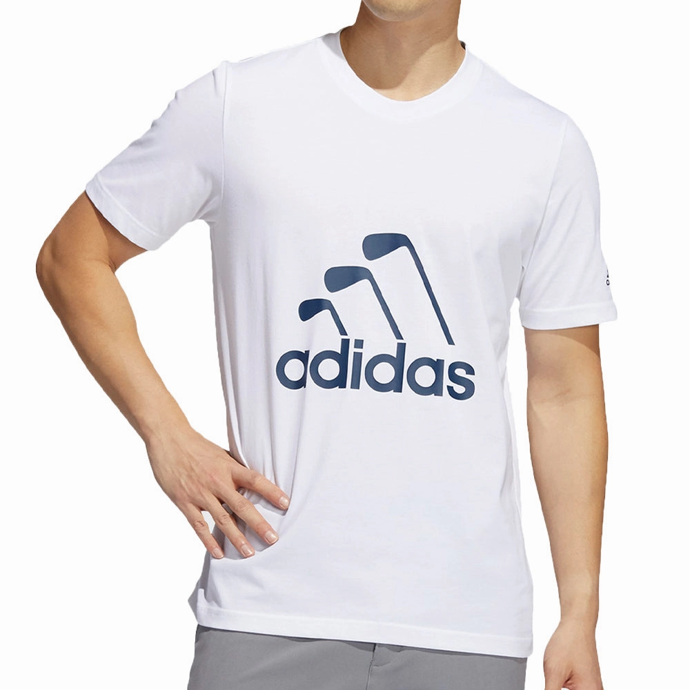 tall size adidas Club Better T-Shirt - White