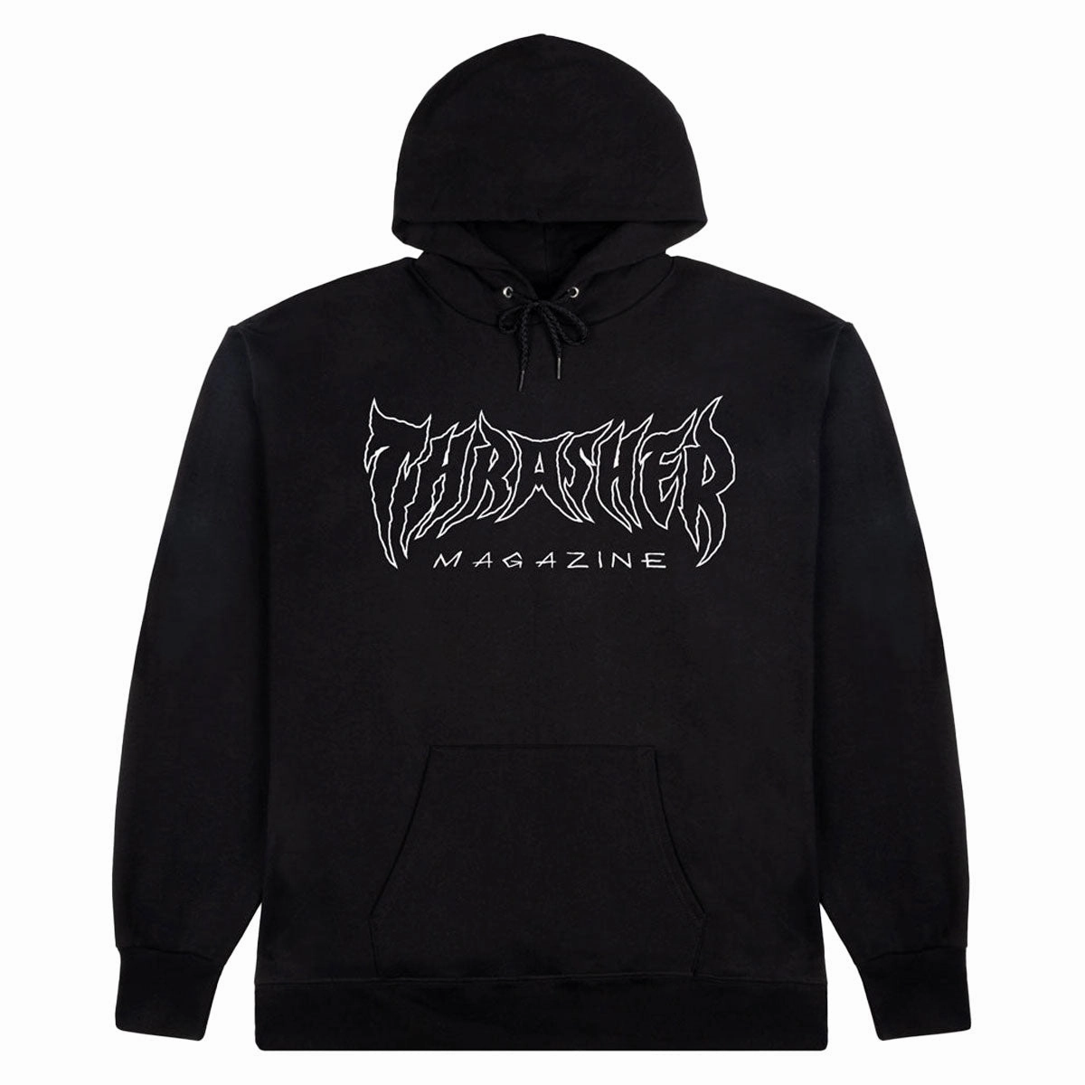 Thrasher Metal Hoodie - Black Office Wear