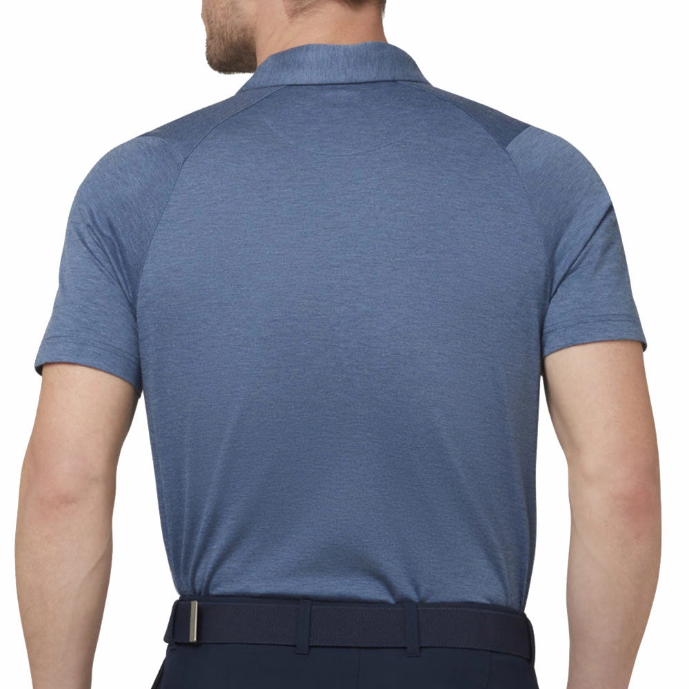 Callaway Soft Touch Colour Block Polo Shirt - Peacoat Heather Urban Casual