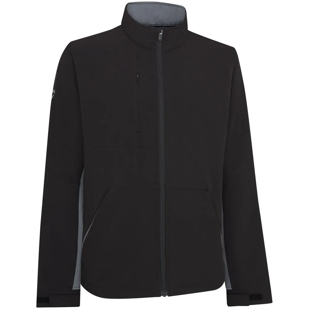 Heat Sealed Zippers Callaway Premium Full Zip Wind Jacket - Caviar