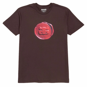 Friction Free Inner Lining Comfortable and Chic IPath Wax Logo T-Shirt - Brown