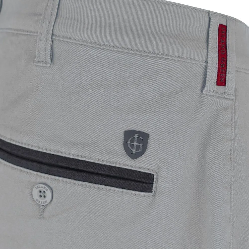 Island Green Gripper Shorts - Light Grey food industry