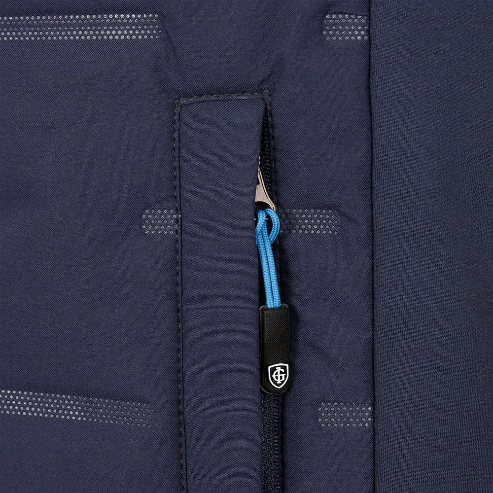 Island Green Heat Welded Padded Thermal Gilet - Navy/Marine suitable for outdoor adventures ideal for activities