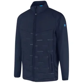 Fray Resistant Edges Island Green Heat Welded Padded Thermal Jacket - Navy/Marine