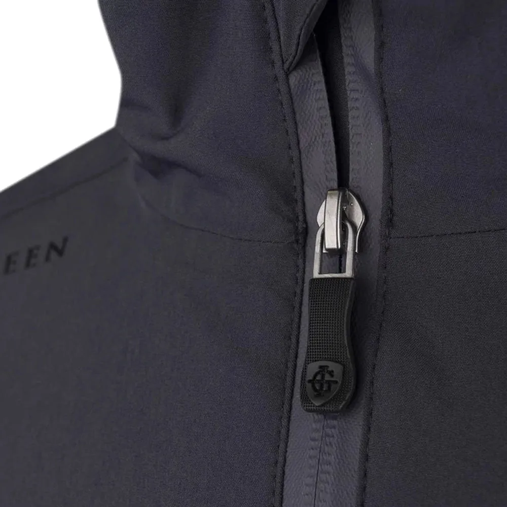 Eco Friendly Recycled Material Island Green Stretch Waterproof Jacket - Charcoal/Black