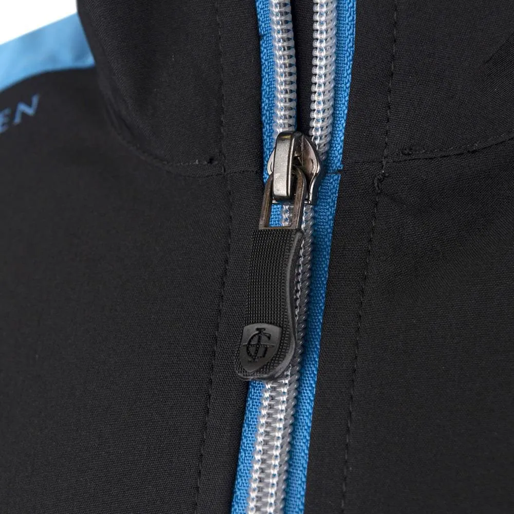 natural materials Island Green Ultra-Lite Colour Block Windstopper Gilet - Black
