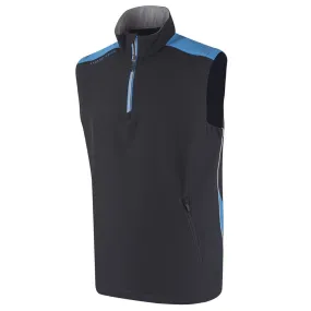 Island Green Ultra-Lite Colour Block Windstopper Gilet - Black Neutral Protection