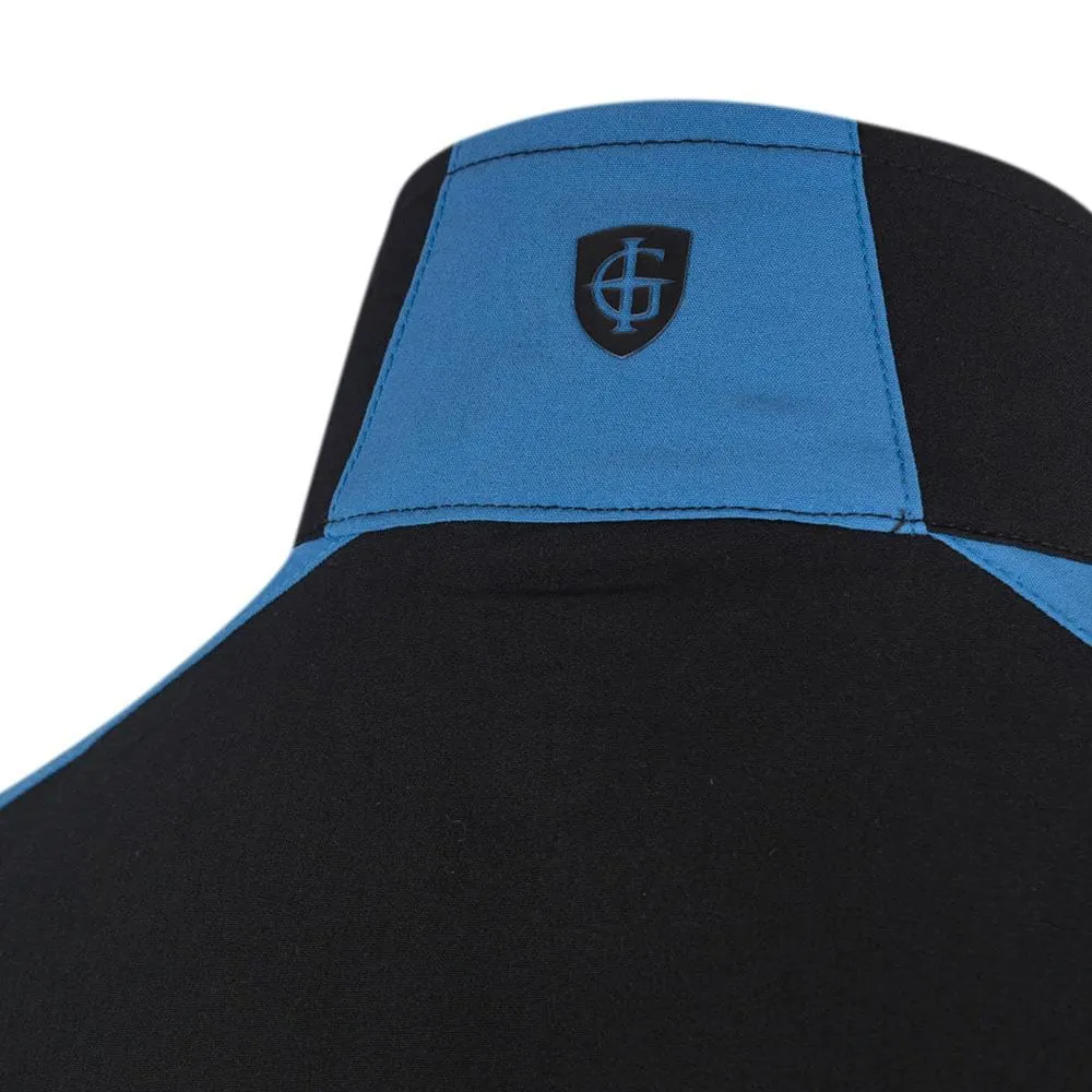 Breathable Mesh Panels Island Green Ultra-Lite Colour Block Windstopper Gilet - Black
