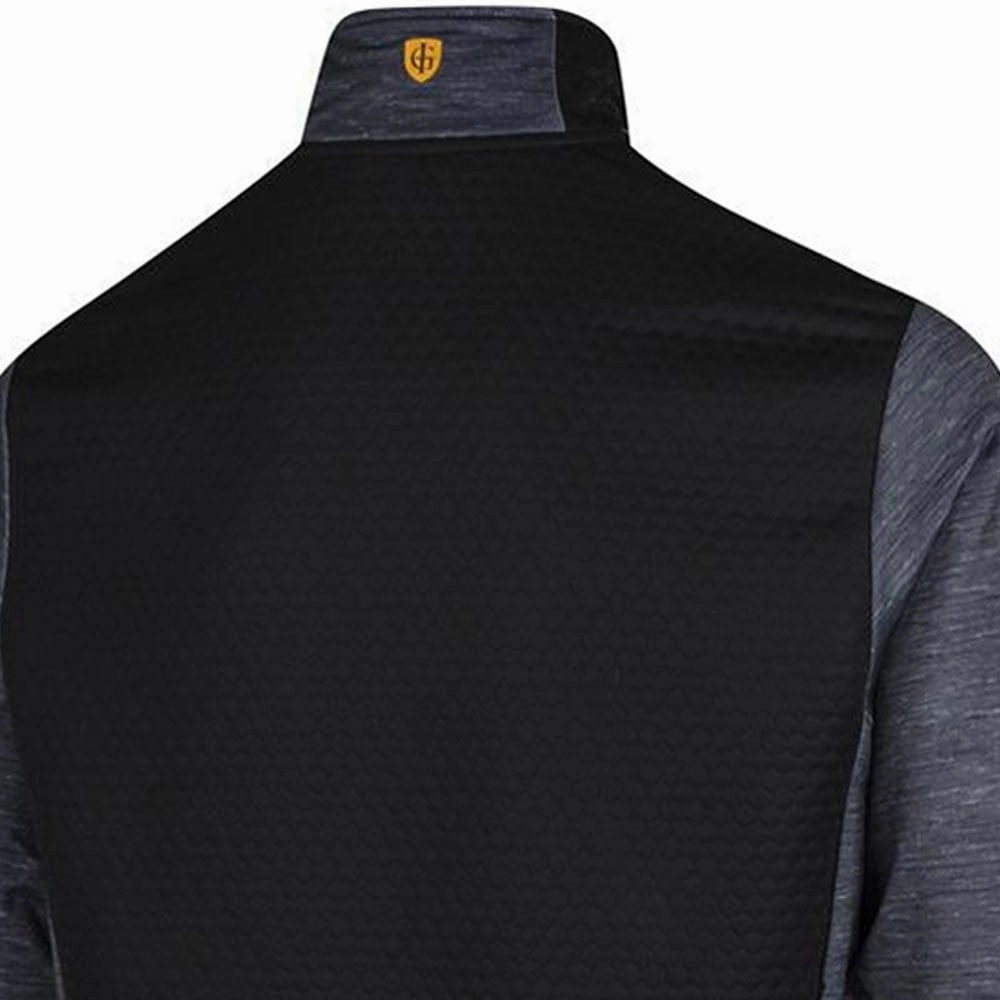 Island Green Hexagon Panelled Top Layer - Black active top Warm Comfort