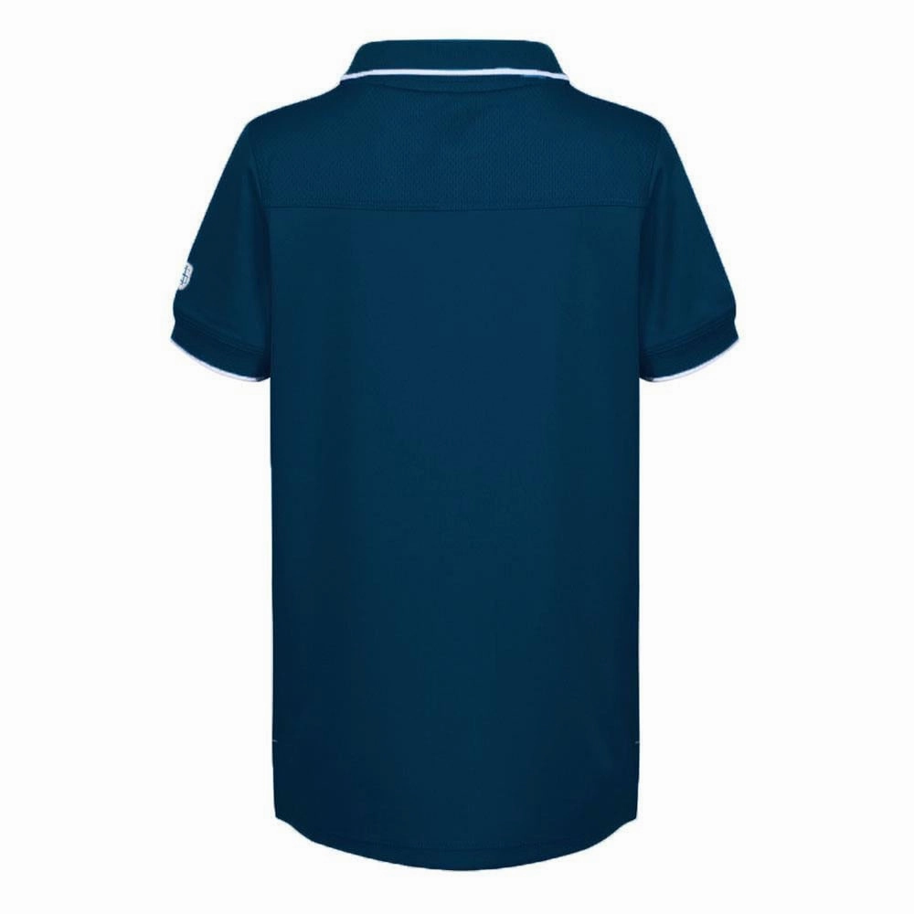 Island Green Junior Performance Polo Shirt - Navy Sustainable Fibers