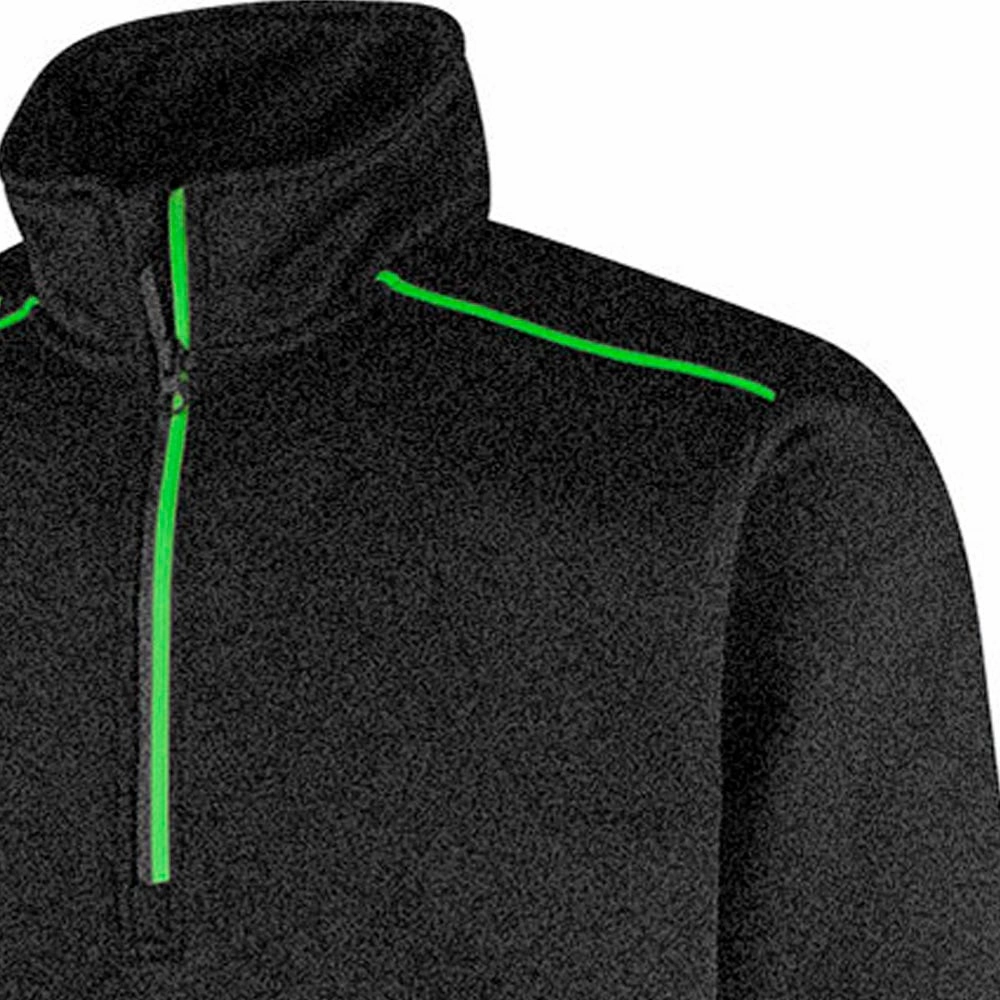Island Green Lined Top Layer Pullover - Charcoal Marl Fashion Wear Comfort Wear